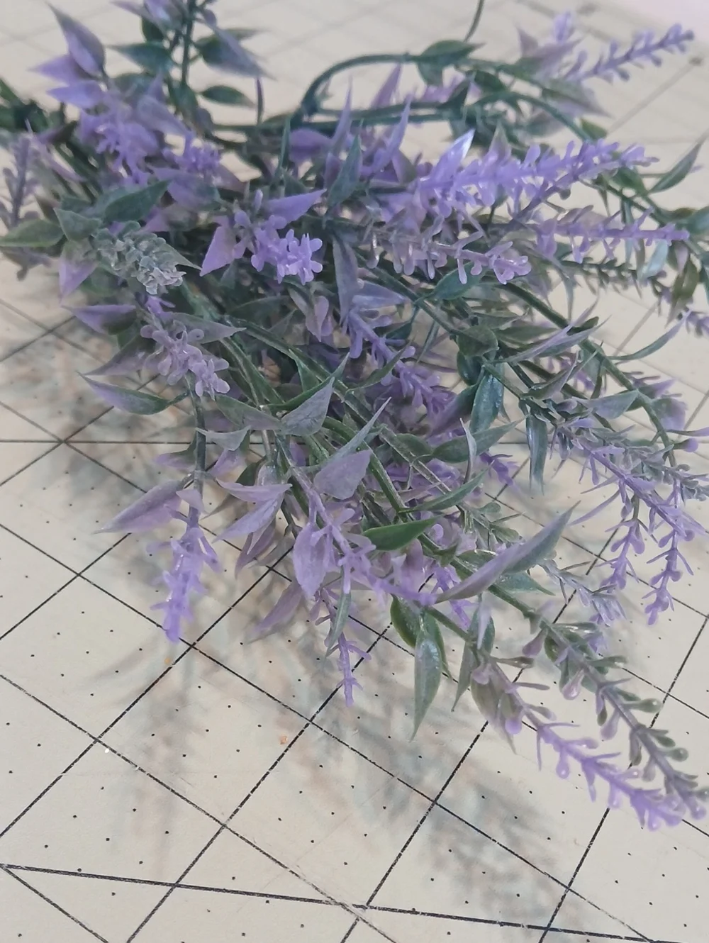 Artificial Lavender Stems - 2 Sets Of 5 Stems